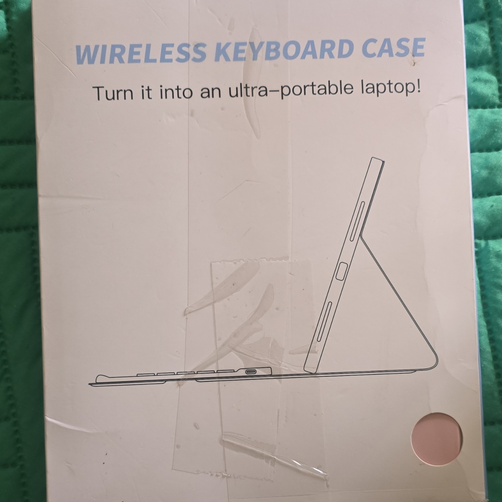 Pink Wireless Keyboard Case Magnetic Detachable Keyboard Type-C Charging
