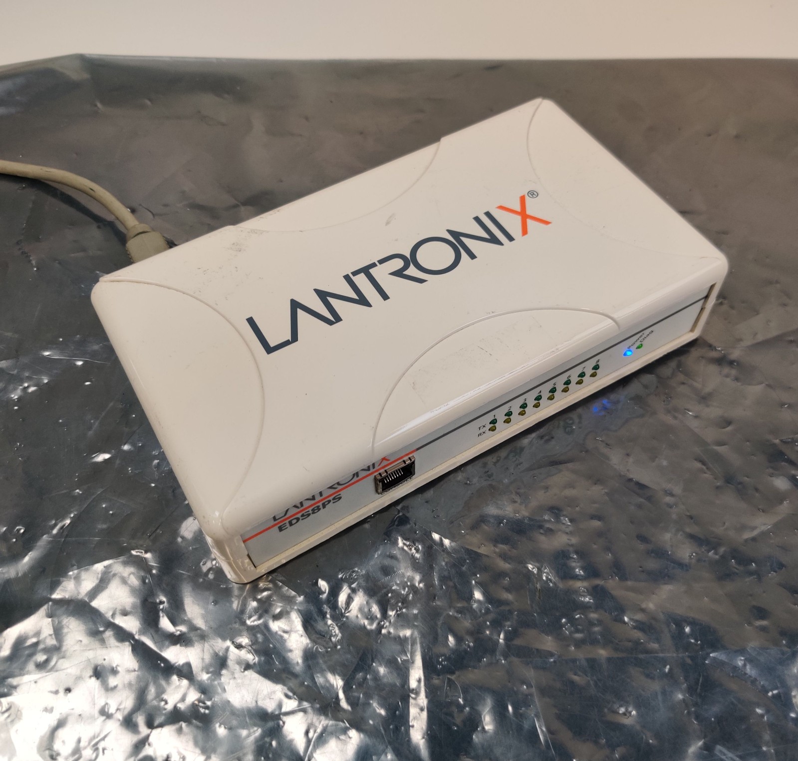 Lantronix EDS8PS 8 Port Ethernet Device Server 8MB Flash 64 MB SDRAM. Tested