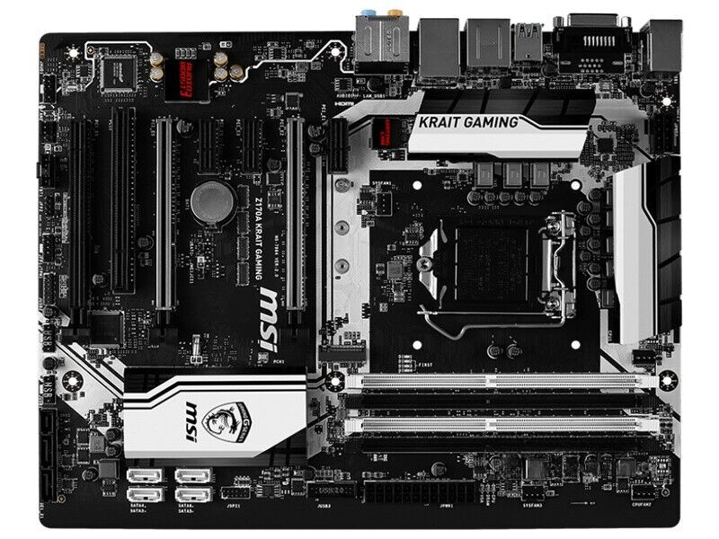 For MSI Z170A KRAIT GMING motherboard LGA1151 DDR4 64G DVI+HDMI ATX Tested ok