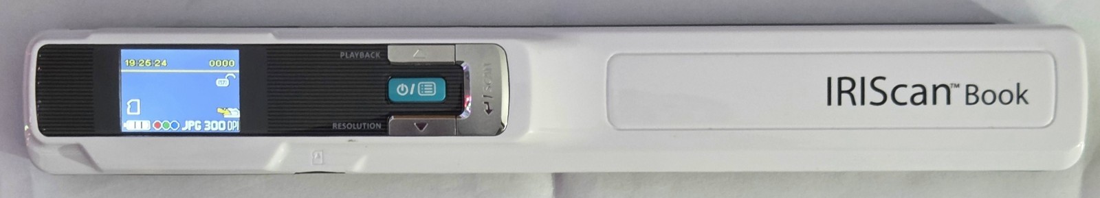 IRIScan Book 3 Portable Handheld Wand Scanner White - Tested w/ SD Card - Pouch