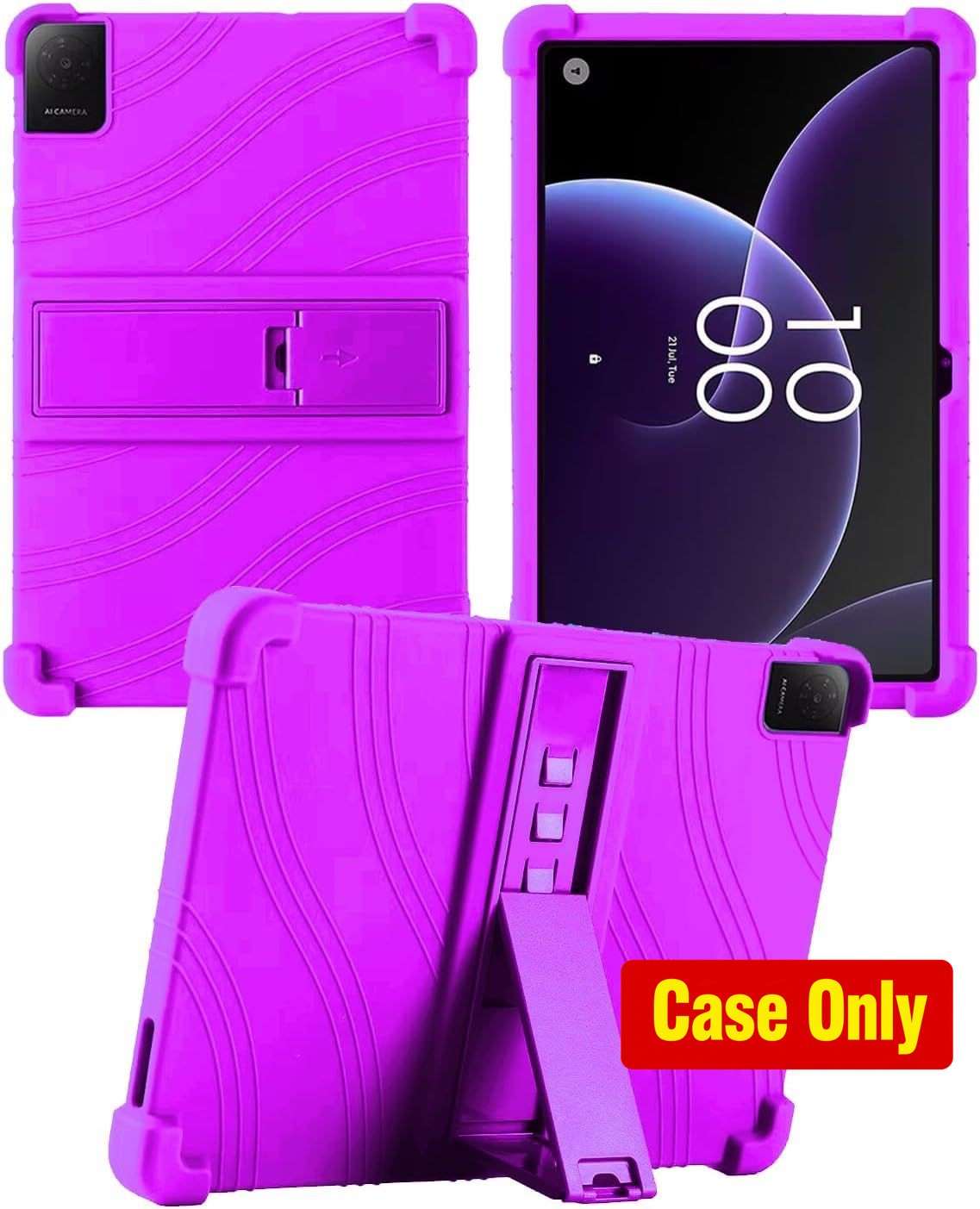 Case for TCL Tab 10L Gen 4 10.1 Inch Tablet, Shockproof Cover with Kickstand