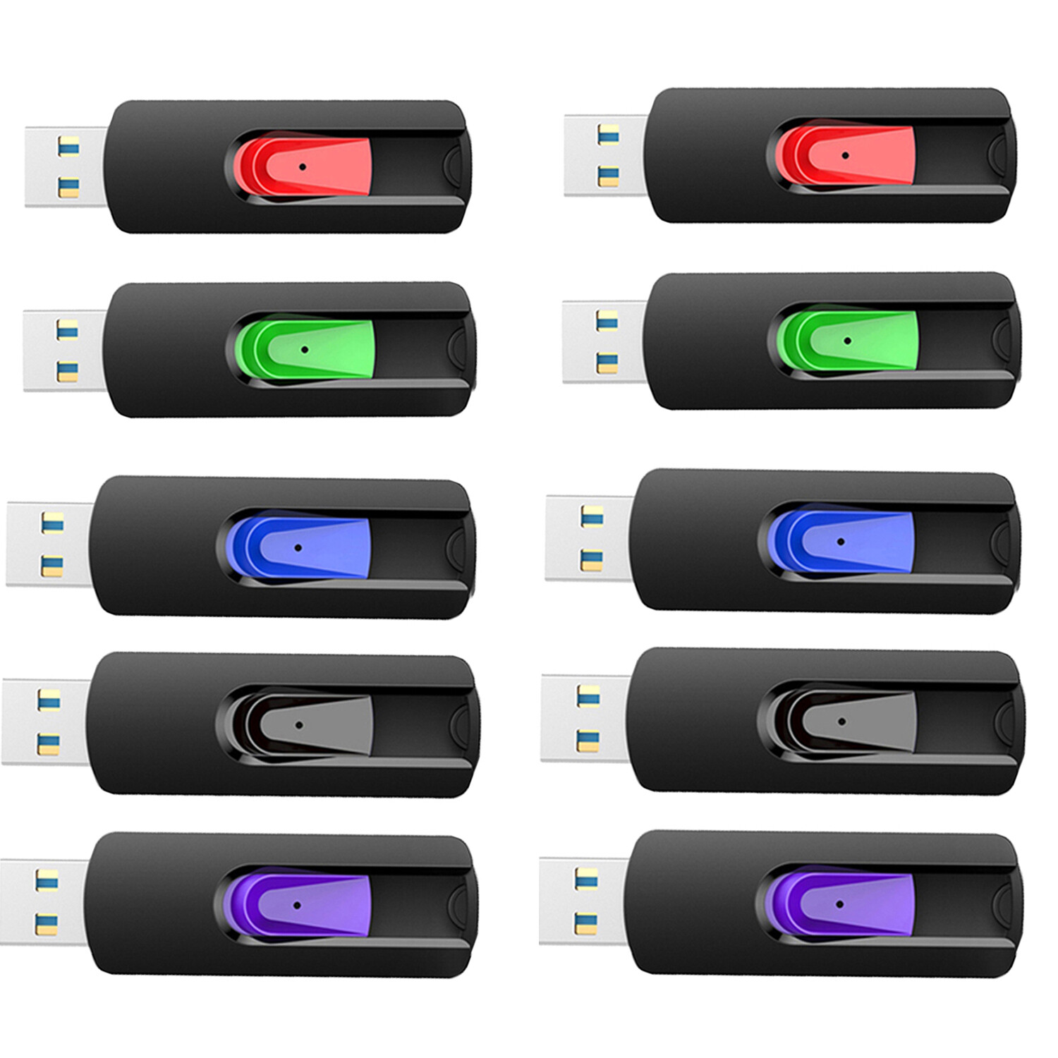 5/10PCS 1GB-64GB USB 2.0 Memory Stick Flash Drive Data Storage Thumb Drives