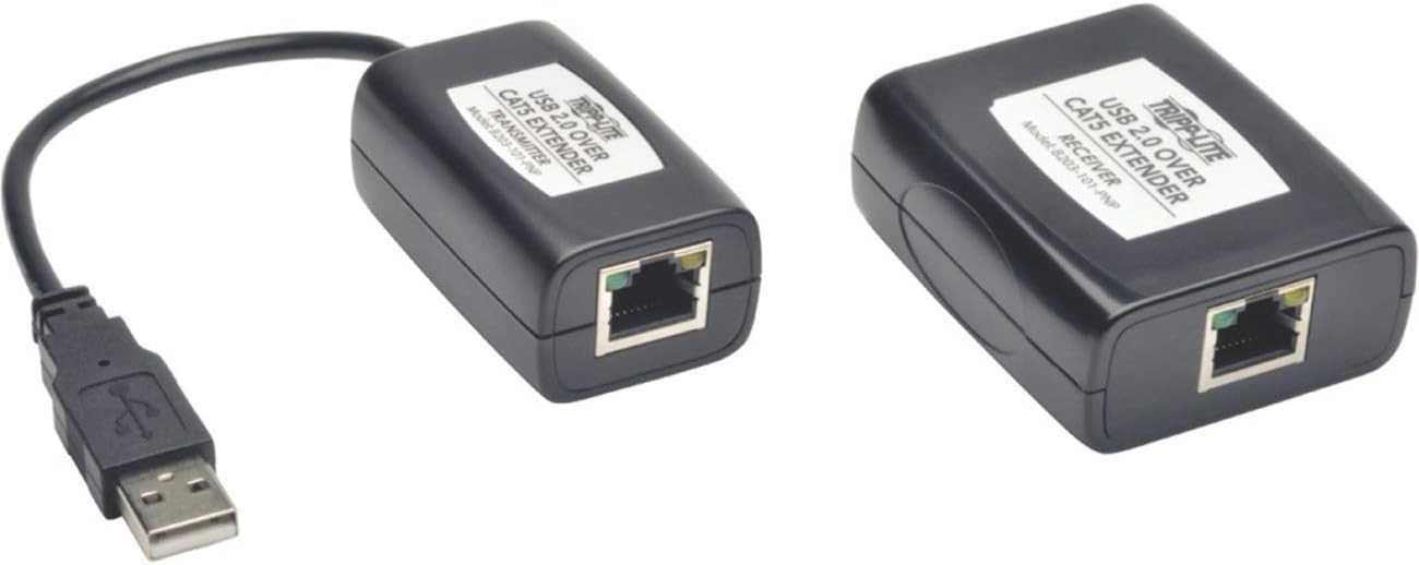 Open Box Tripp Lite B203-101-PNP 1-Port USB 2.0 Extender over Cat5 164ft