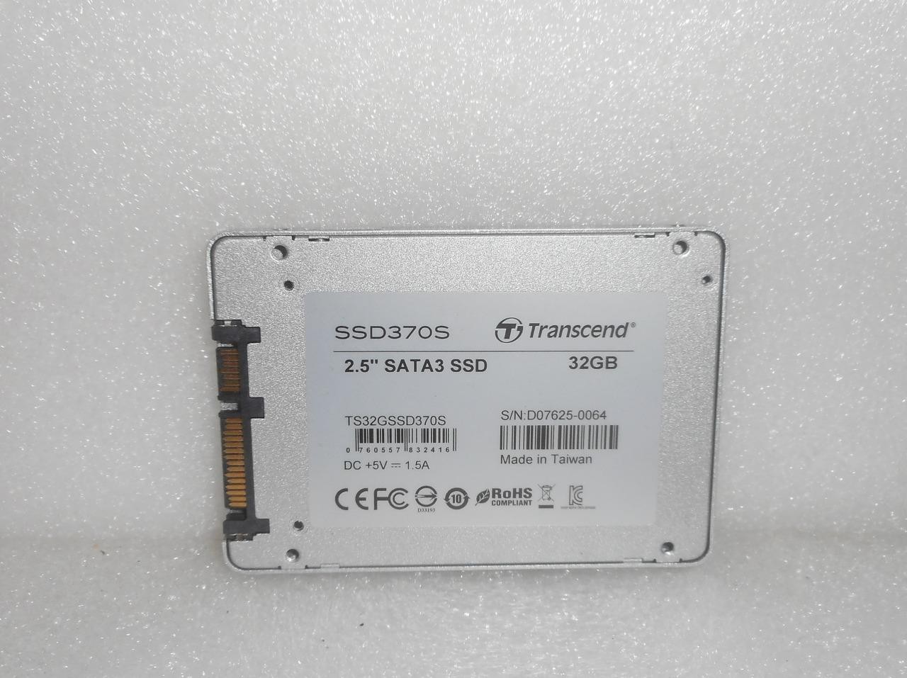 Transcend SSD370S 32GB 2.5" SATA 6Gbs SSD Solid State Drives