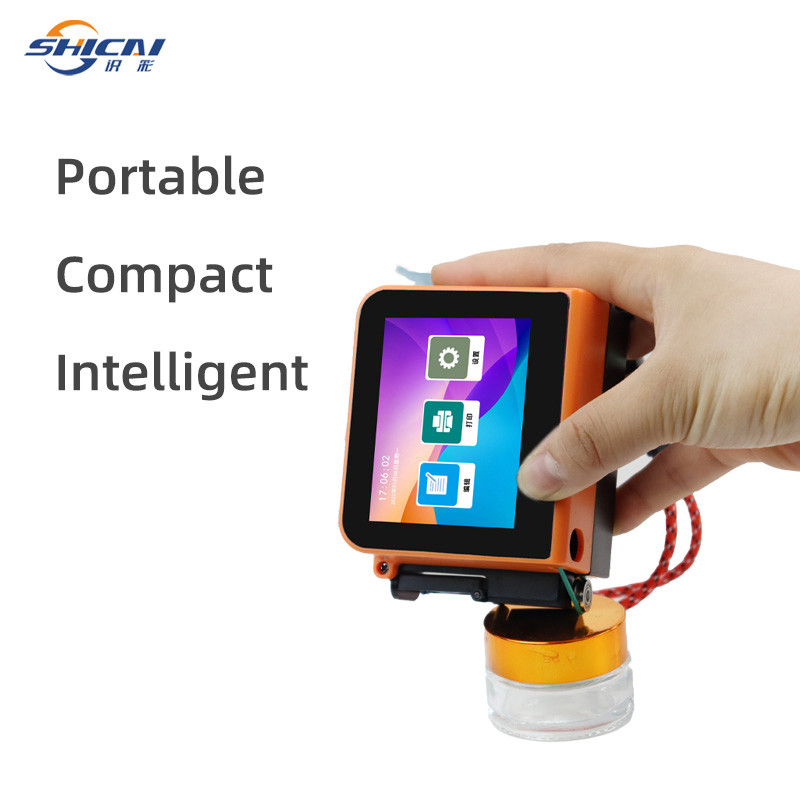 26 Languages 12.7mm Handheld Mini Portable Date Logo Bottle Inkjet Printer