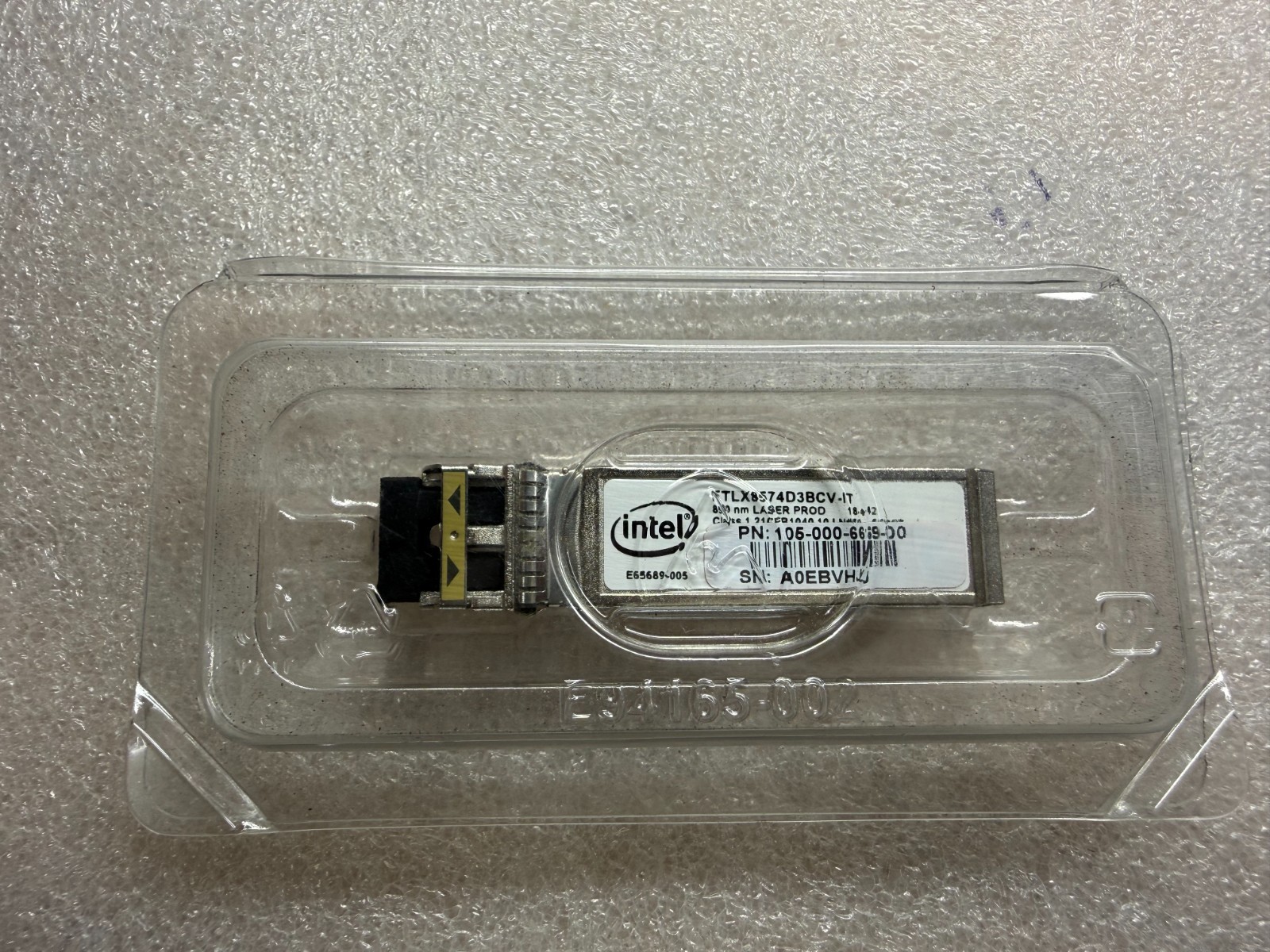 Intel FTLX8574D3BCV-IT 10Gb SFP+ 850nm SR Optical Transceiver Modules one piece