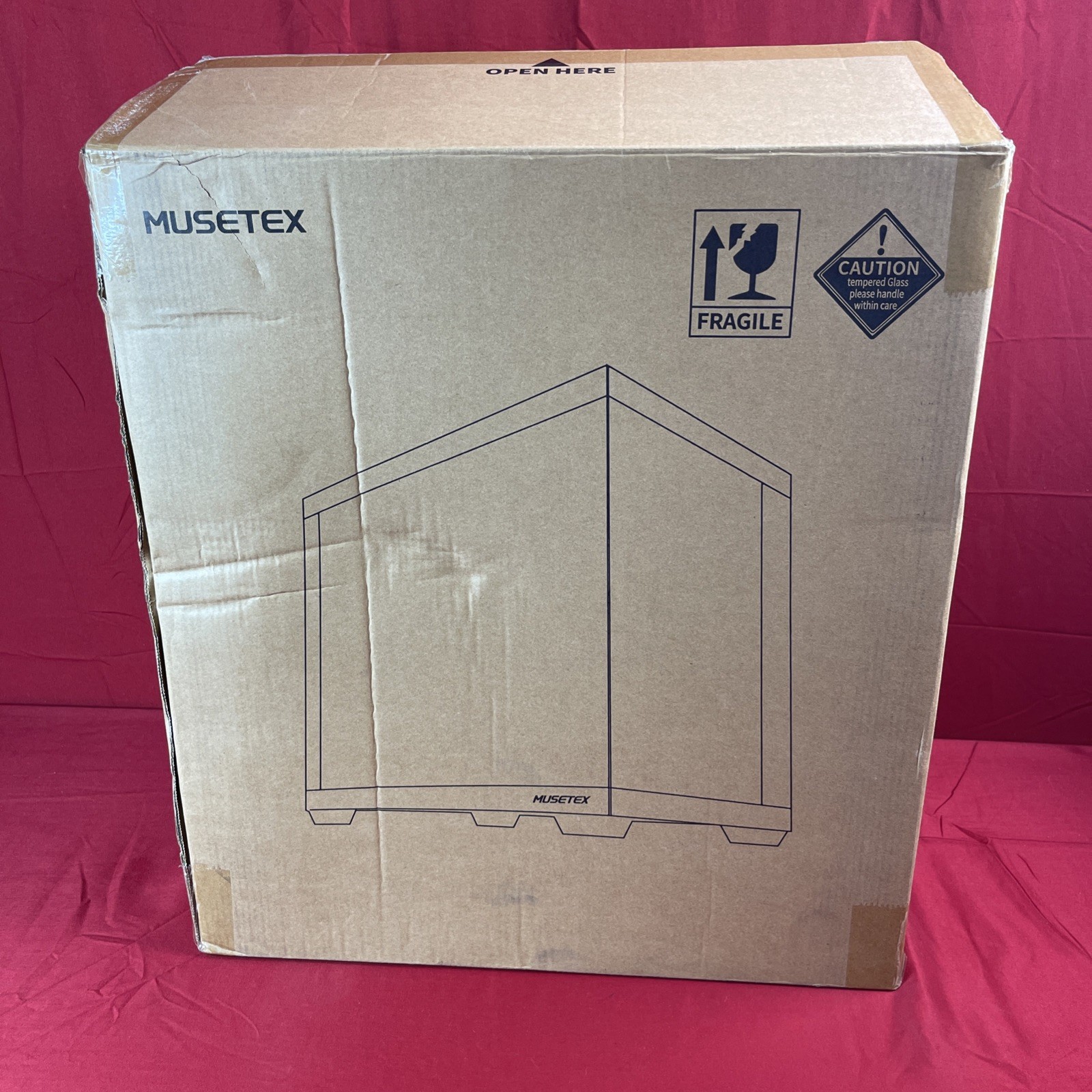 Musetex Y6 Series (Y6-4-B) PC Computer Case - New Open Box