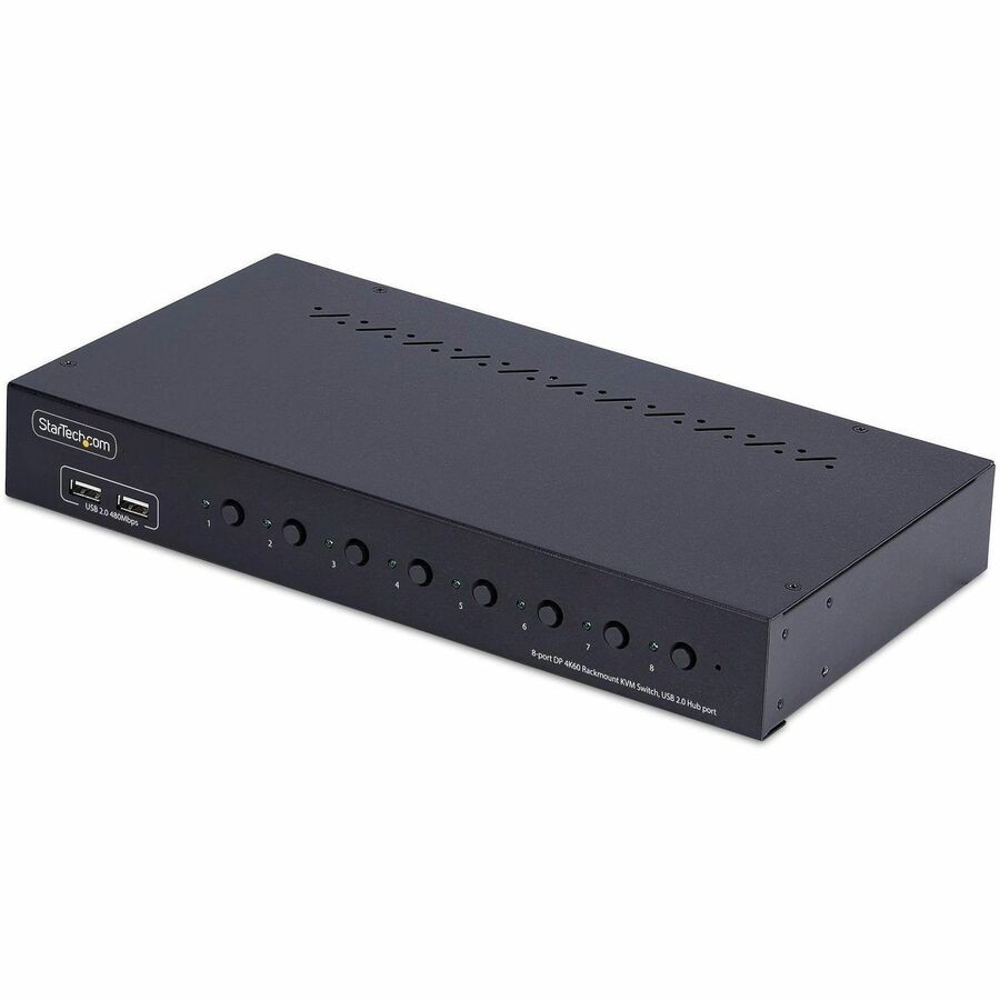 StarTech 8-Port DisplayPort KVM Switch with 1U Rack Mount Kit R8AD122-KVM-SWITCH