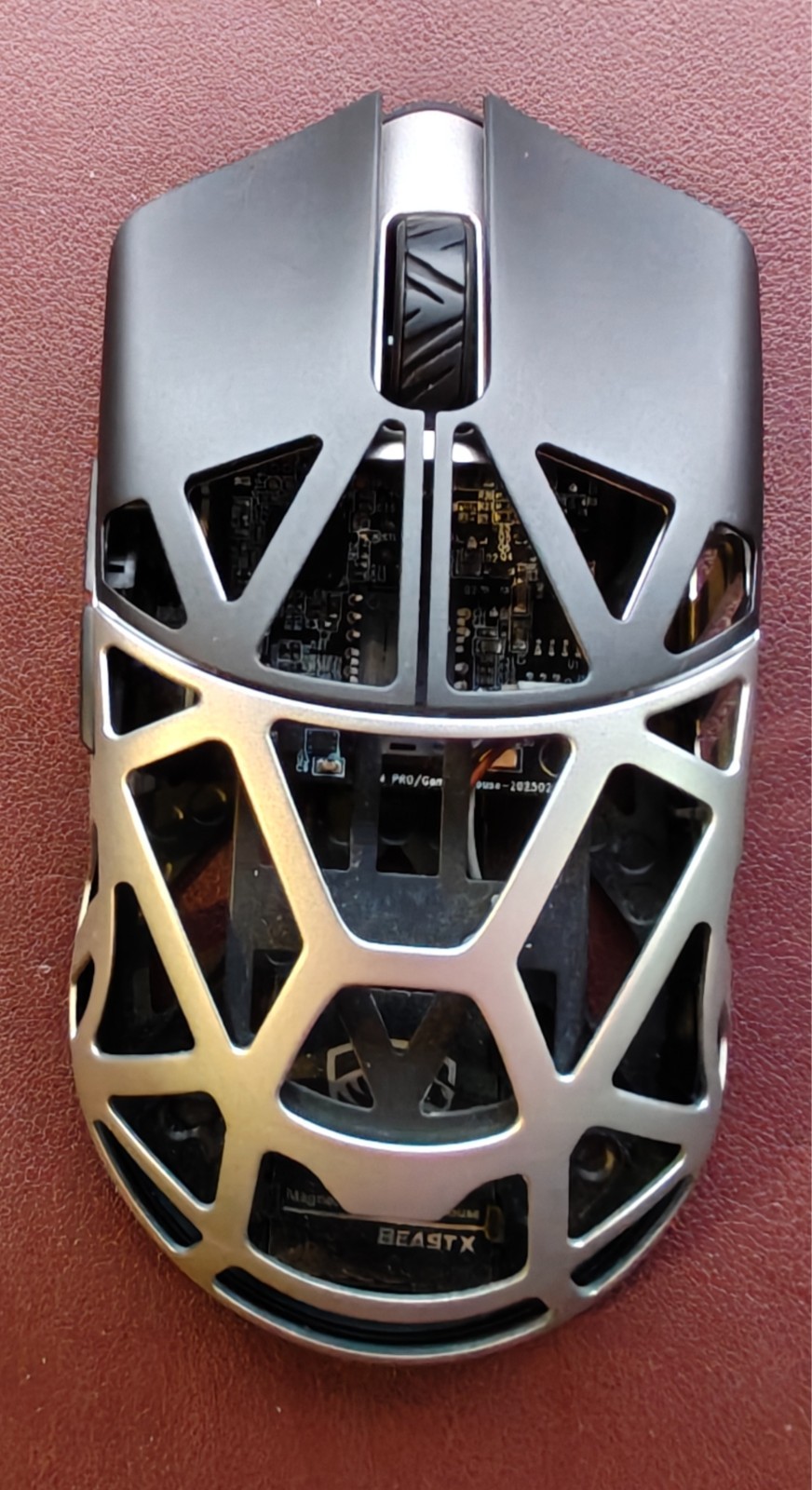 WLmouse Beast X Pro Black And Silver Gaming Mouse Wireless WL Mouse
