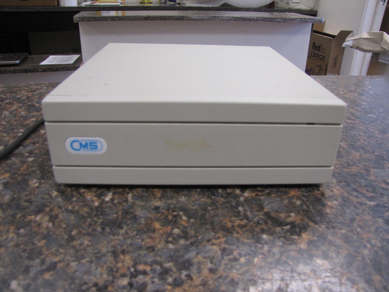CMS STACK/3 External SCSI Hard Drive SD30U & Enclosure -Powers & Spins- HG44