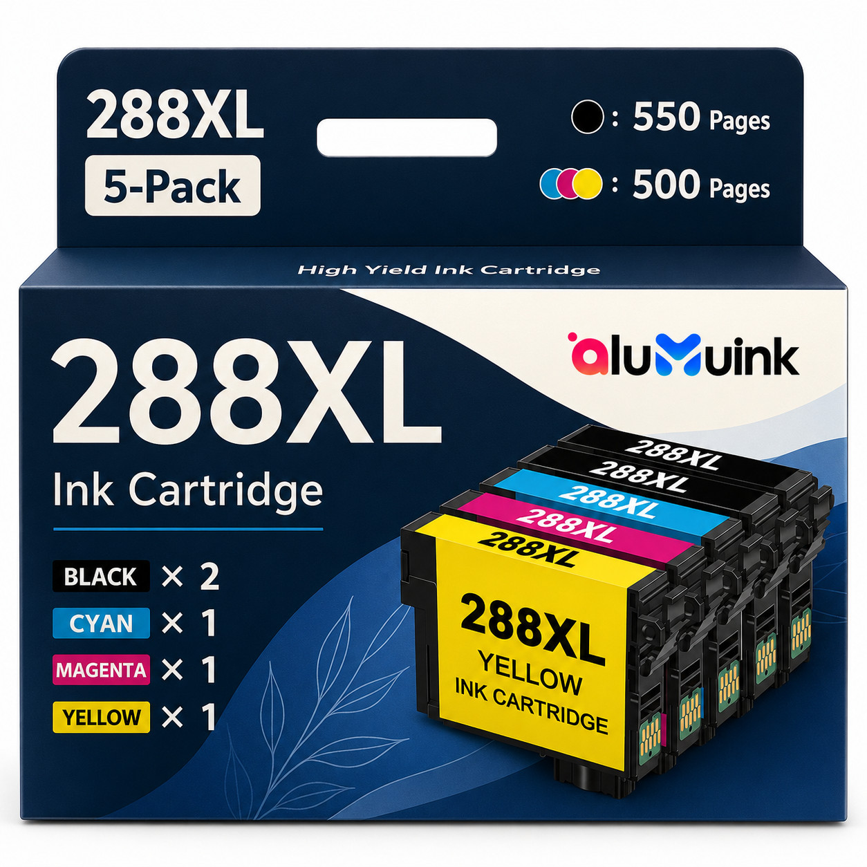 5PK 288XL Ink Cartridges Compatible for  XP-330 XP-430 XP-434 XP-446 XP-440