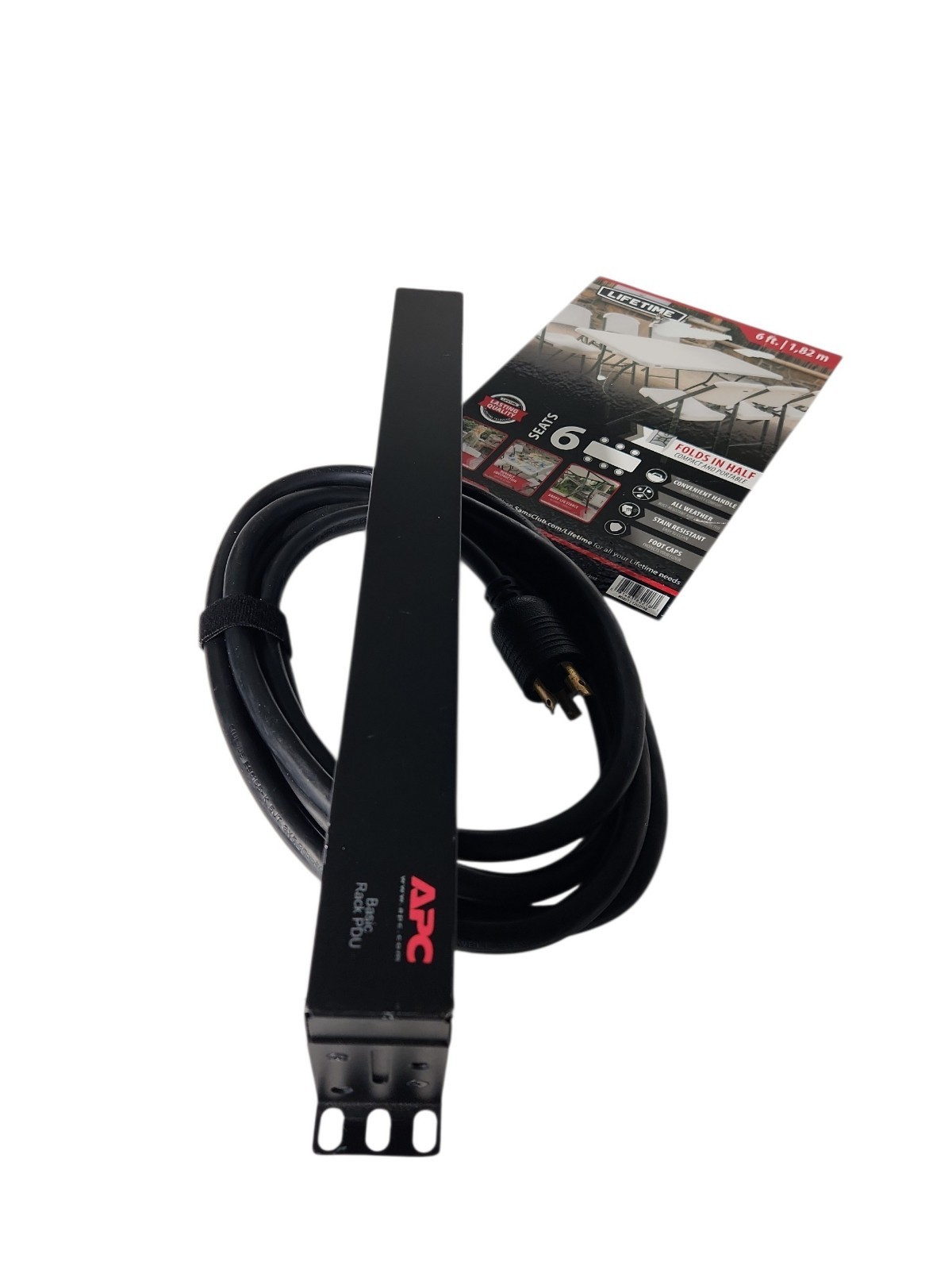 APC AP9571A Rackmount PDU 1U, 10x IEC C13, NEMA L6-30P, 208/240V Black