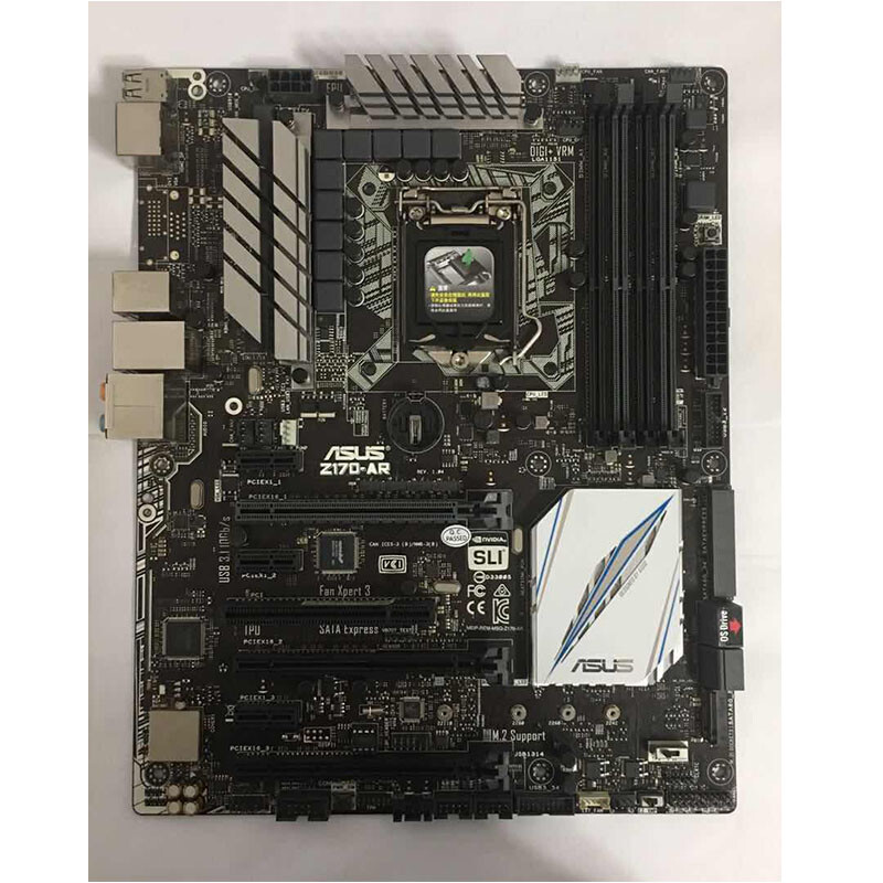 FOR ASUS Z170-AR DP+/DDR4 Motherboard Tested 100% USB 3.0 SATA3 PCI-E 3.0