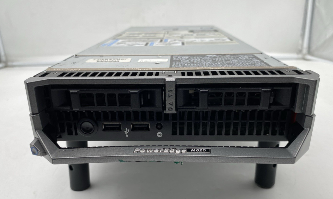 Dell PowerEdge M620 Blade Server 2x Xeon E5-2680v2 256GB DDR3 RAM NO HDD