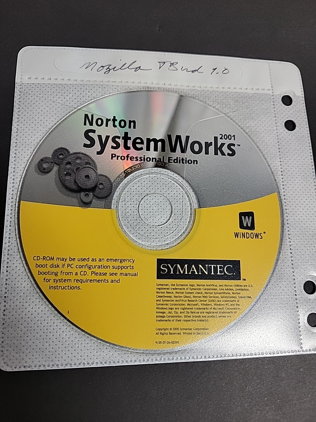 Norton System Works 2001 Professional Edition