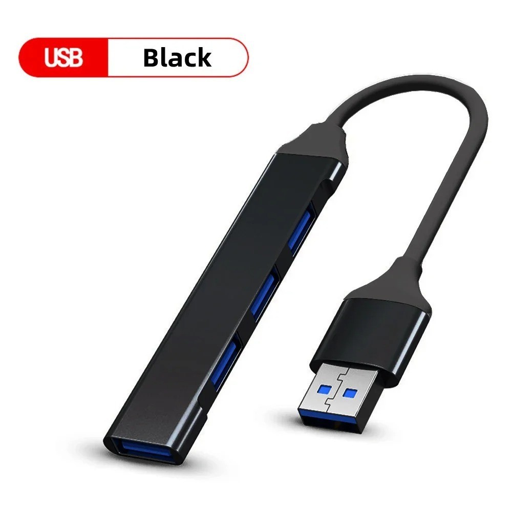 USB 3.0 Hub 4-Port Adapter Charger Data SLIM Super Speed PC Mac Laptop Desktop