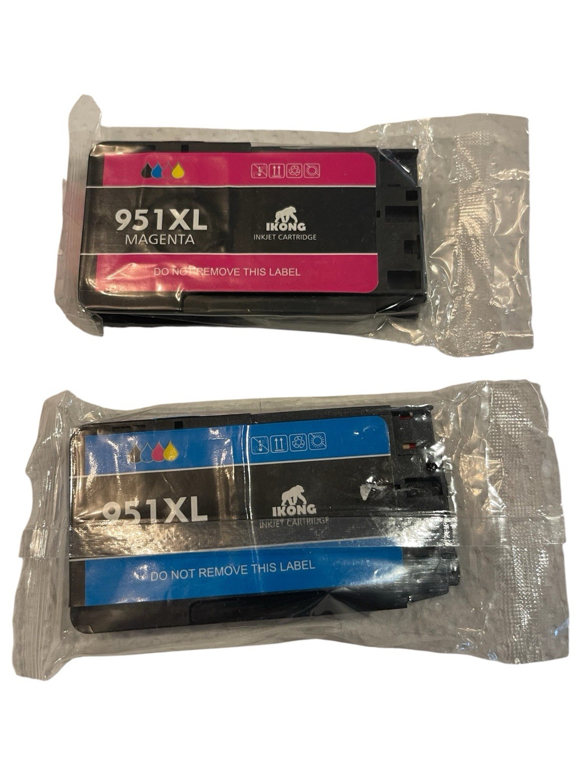 IKONG Compatible 951XL Magenta Cyan Ink Cartridges HP 951 XL New
