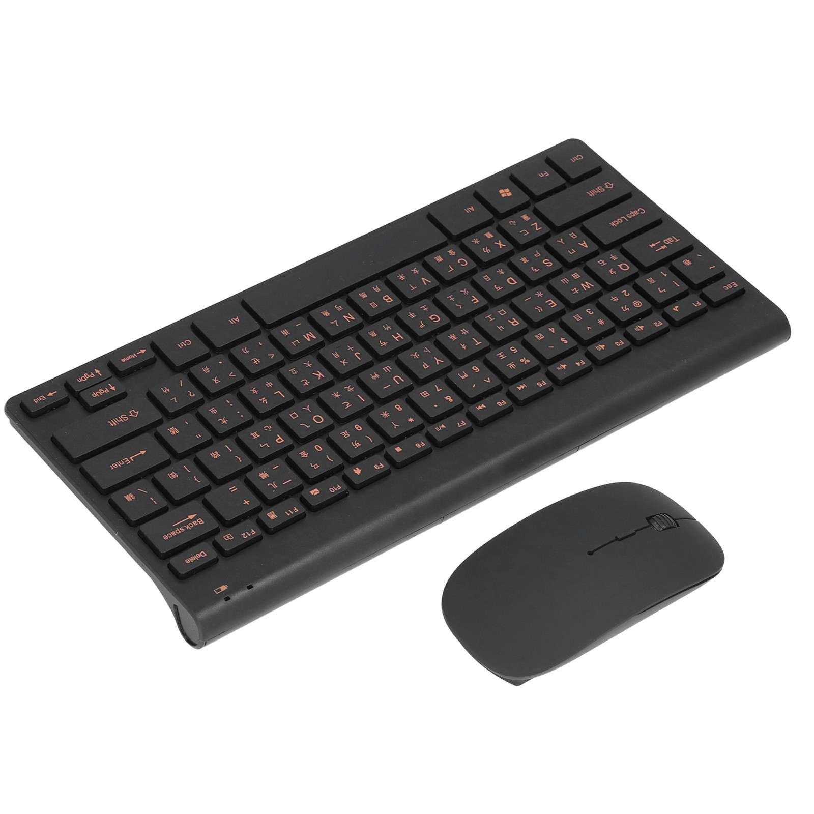 Chinese English Keyboard 78 Keys 2.4G Wireless Keyboard Mouse Combo E TQBX