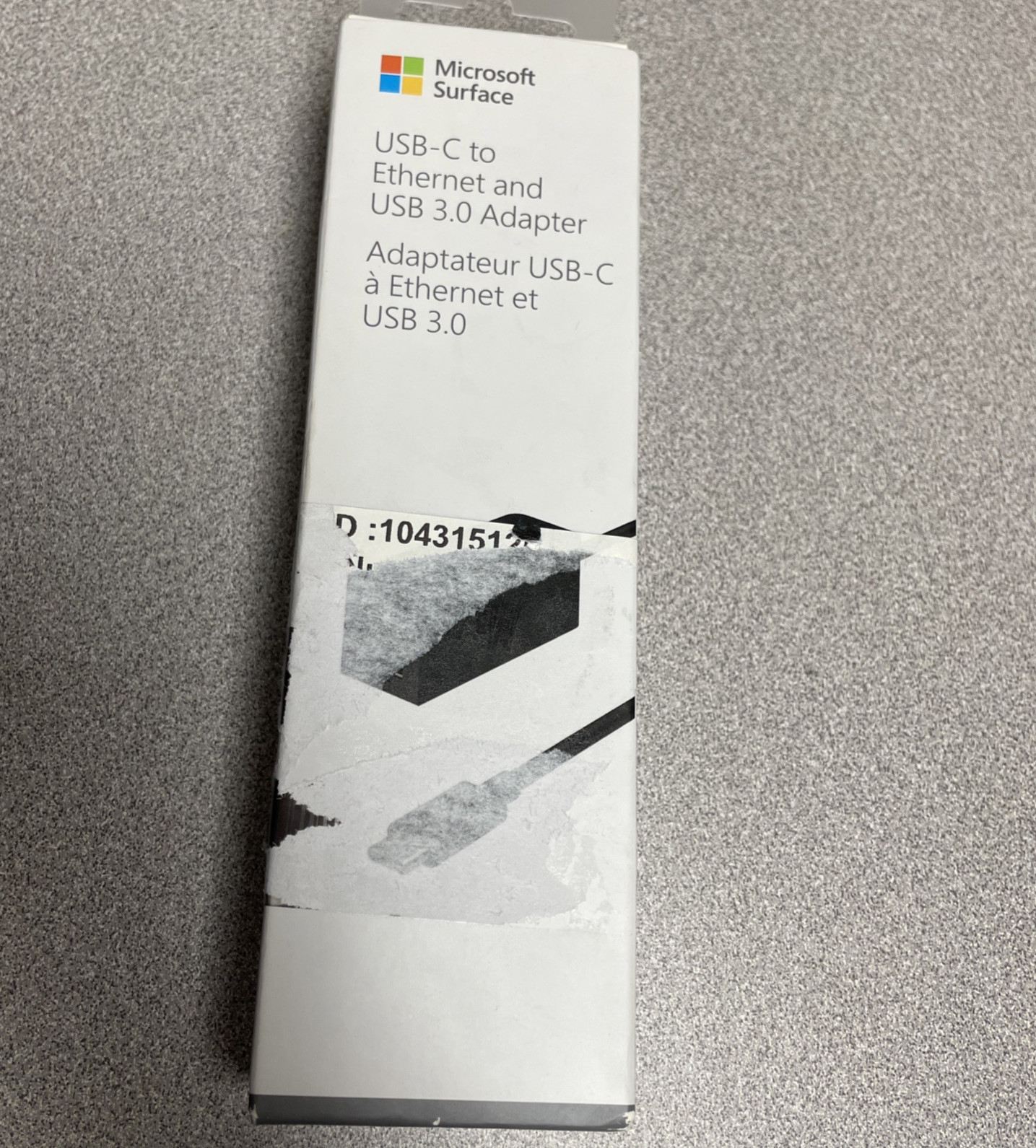 GENUINE Microsoft USB-C to Gigabit Ethernet & USB 3.0 Adapter**1860**