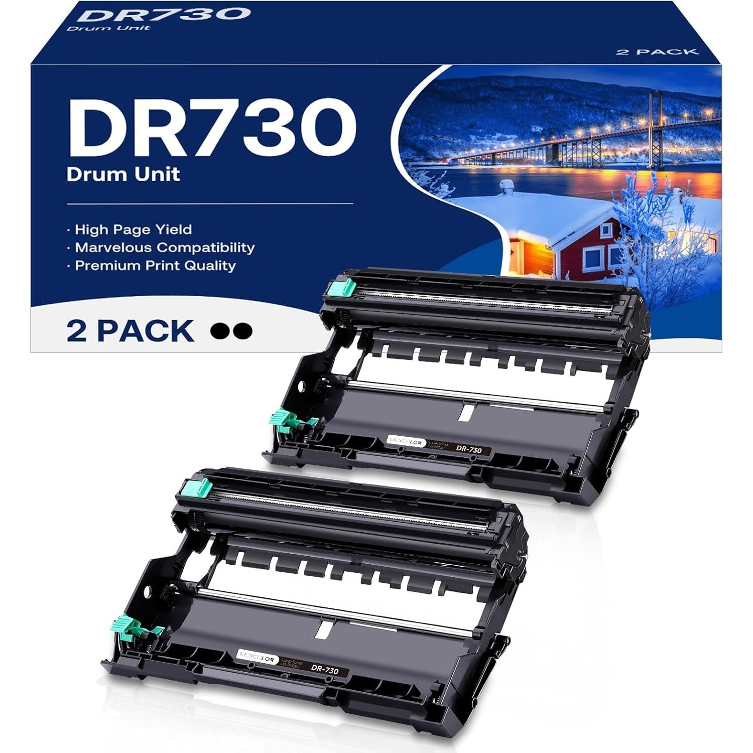 Compatible DR730 Drum Unit Replacement for Brother DR-730 DR 730 to Use with MFC