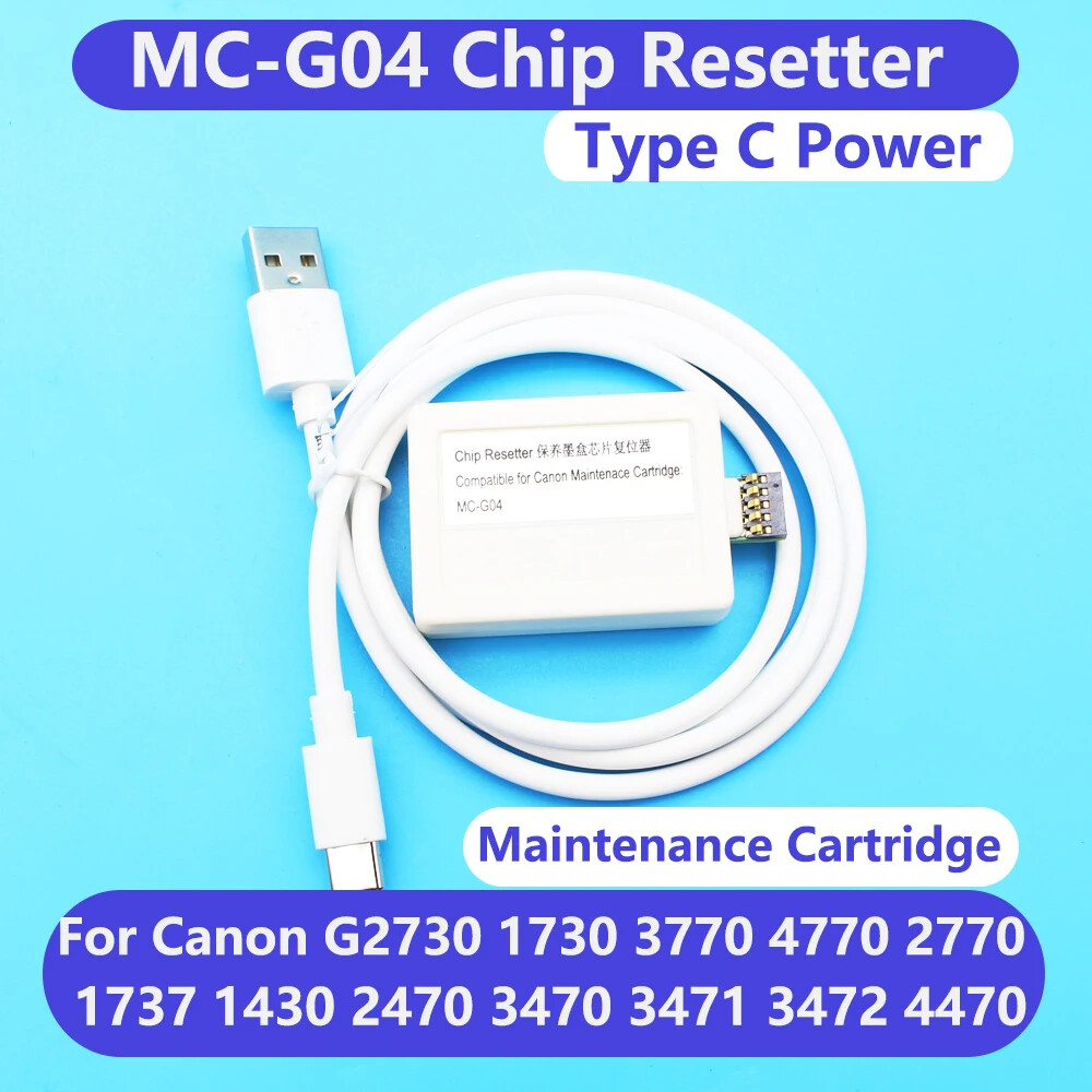 MC-G04 Maintenance Tank Chip Resetter For Canon G1430 G2470 G3470 G3471 G3571