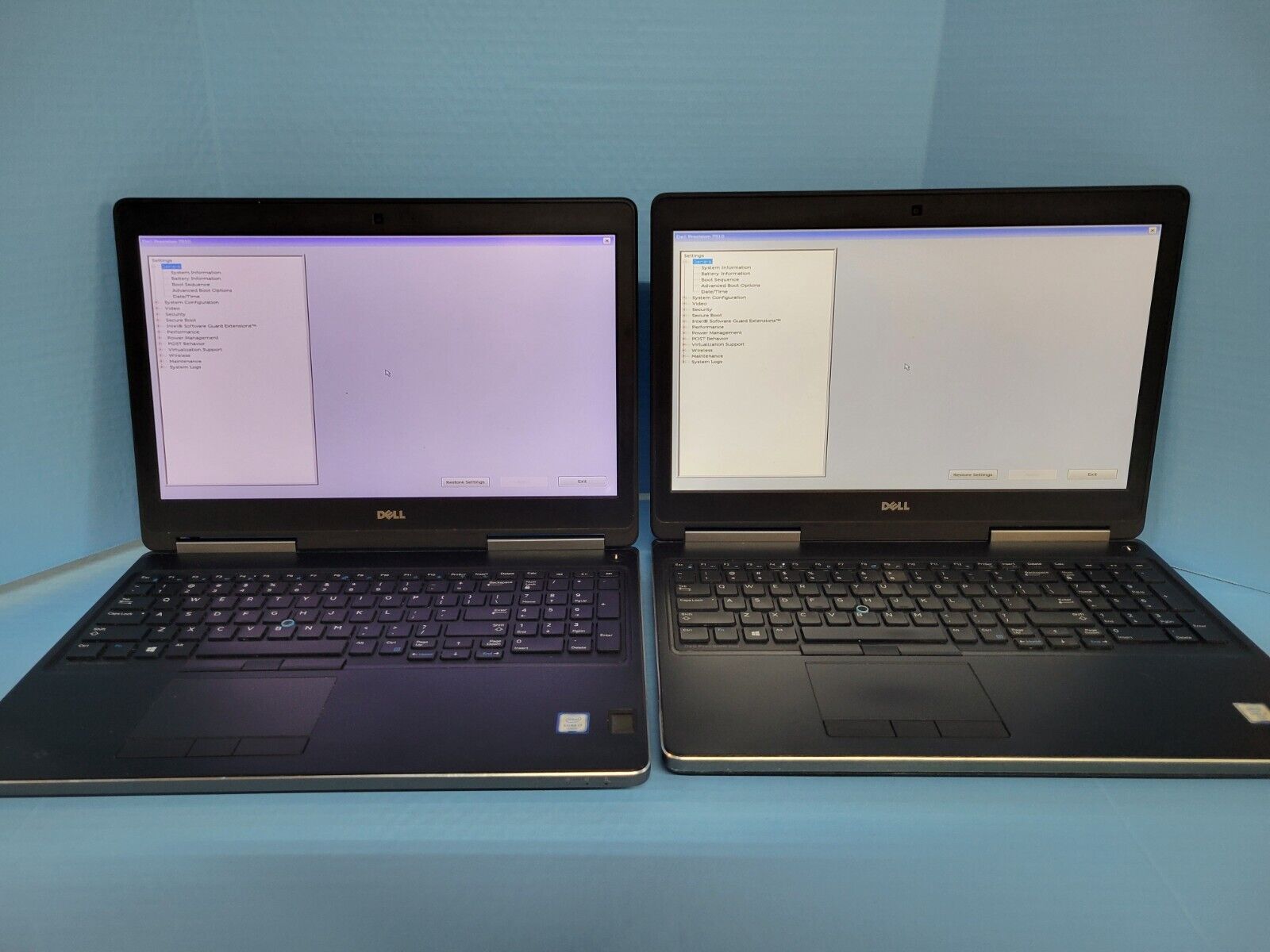 Lot of 2 Dell Precision 7510 Laptop - 2.7 GHz i7-6820HQ 16GB For Parts