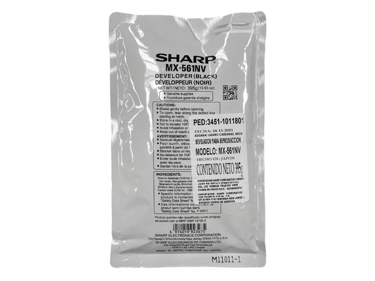 Sharp MX561NV Developer - Black