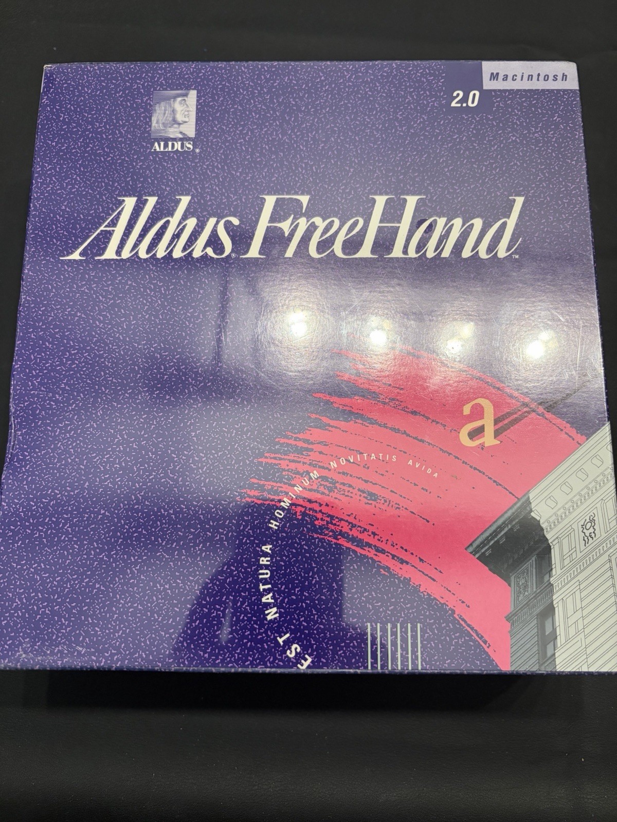 Sealed Aldus FreeHand 2.0 Macintosh Vintage Vector Graphics Software Mac NOS