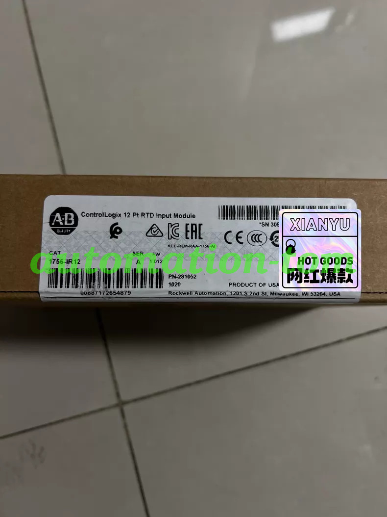1756-IR12 ControlLogix 12 Pt RTD Input Module 1756-IR12