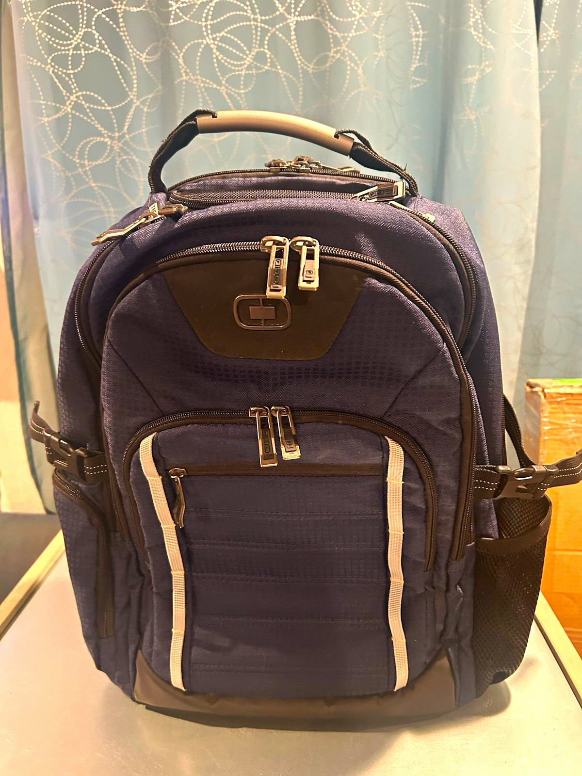 OGIO Prospect Padded Polyester Laptop Backpack Blue/Black/Gray