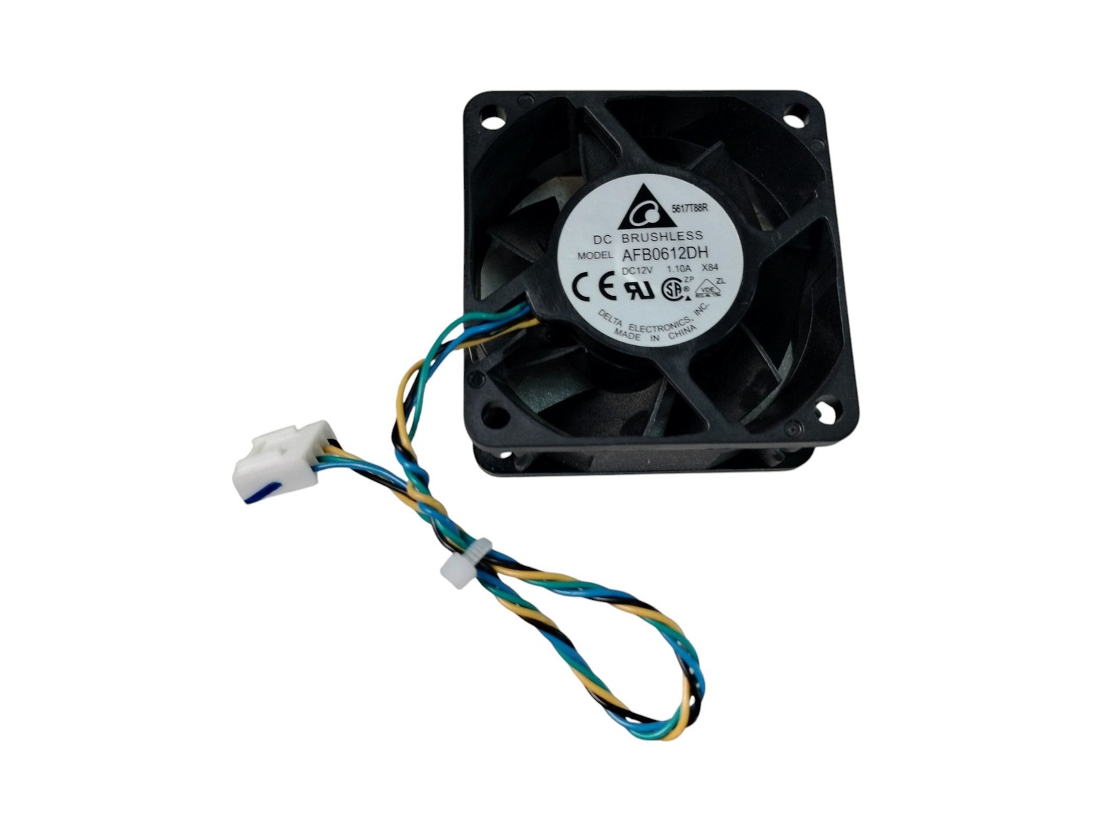Delta Electronics AFB0612DH-X84 FHSA6025B-1663 60mm x 25mm 12V 1.10A 4-Pin Fan