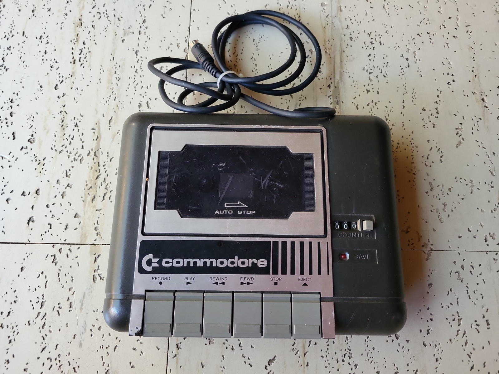 COMMODORE 1531 Datasette, cassette recorder for C16/116 Untested Unit