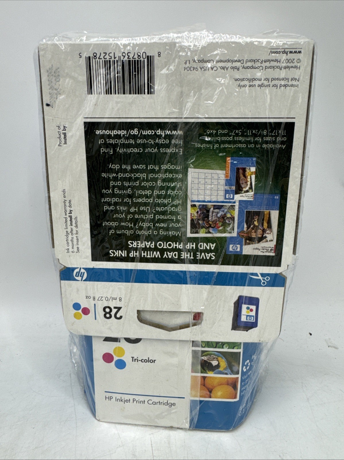 Lot Of 4 NEW Old Stock HP 28 Genuine Tri-Color Ink Cartridge C8728AN (198)