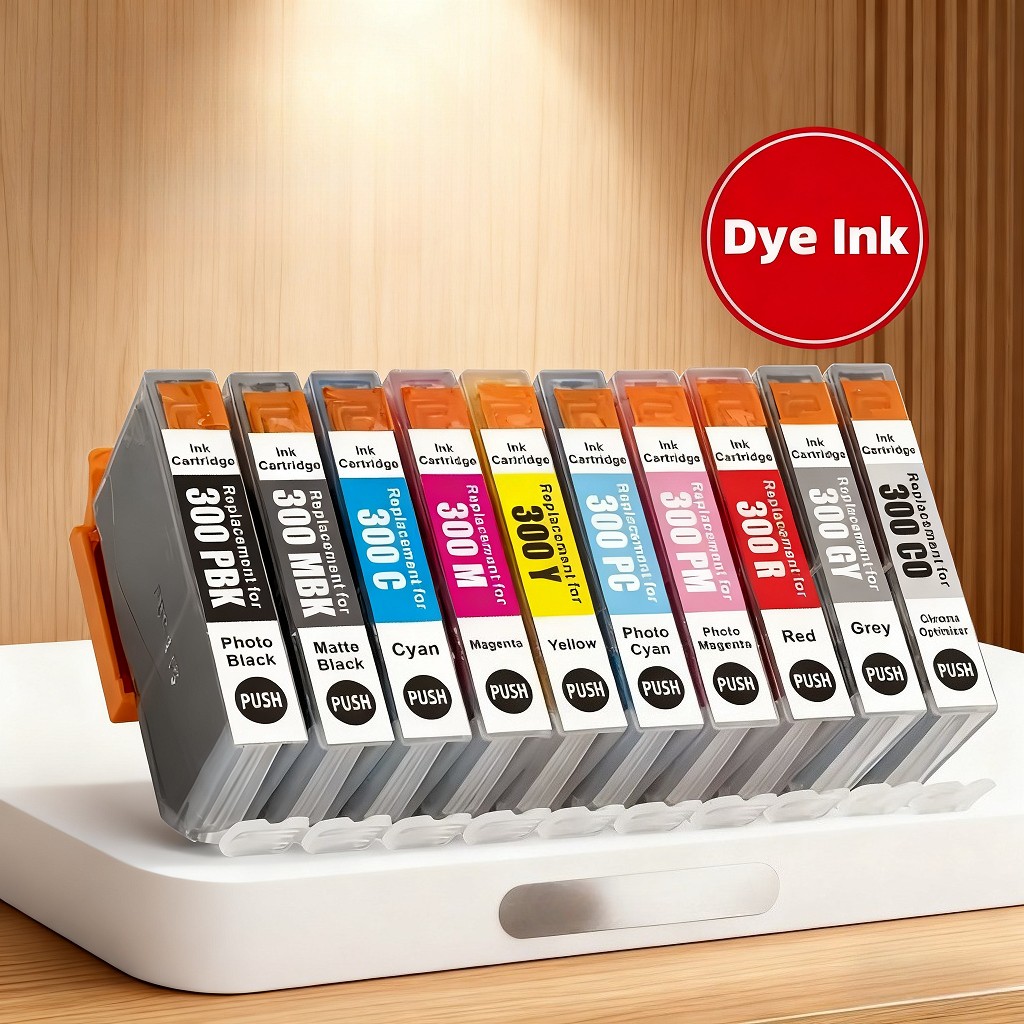 PFI-300 Premium Compatible Ink Cartridge for Canon ImagePROGRAF PRO-300-10Colors