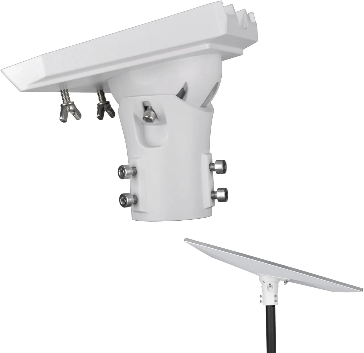 Pipe Adapter Pole Mount for Starlink Standard 4/4X/Gen3, Adjustable Pole Mount A
