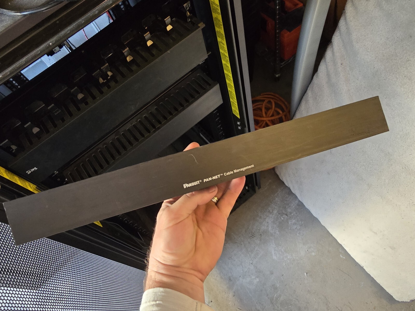 Panduit WMPLFSE PANDUIT PatchLink Horizontal Cable Manager - Cable Manager - Bla