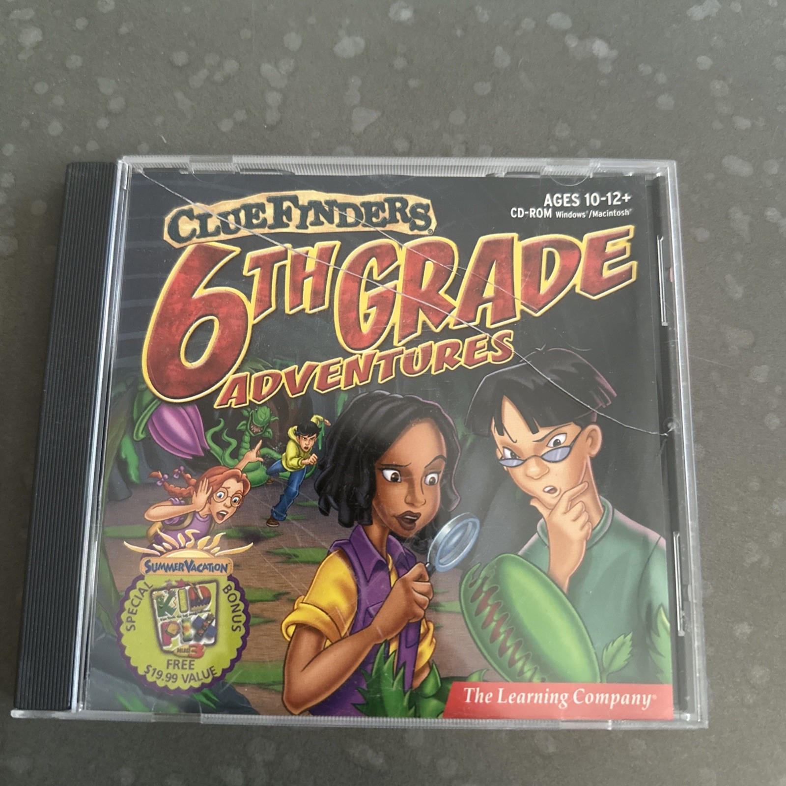 Clue Finders 6th Grade Adventures CD-ROM Learning Co Homeschool Ages 10-12 New