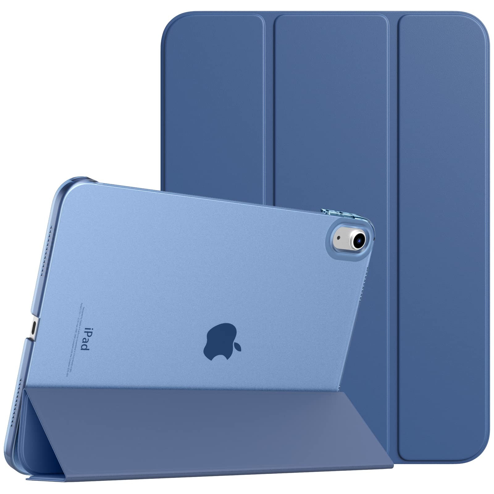 TiMOVO iPad Case for A16 11th Gen & 10th Gen - Abyss Blue, Adjustable Stand
