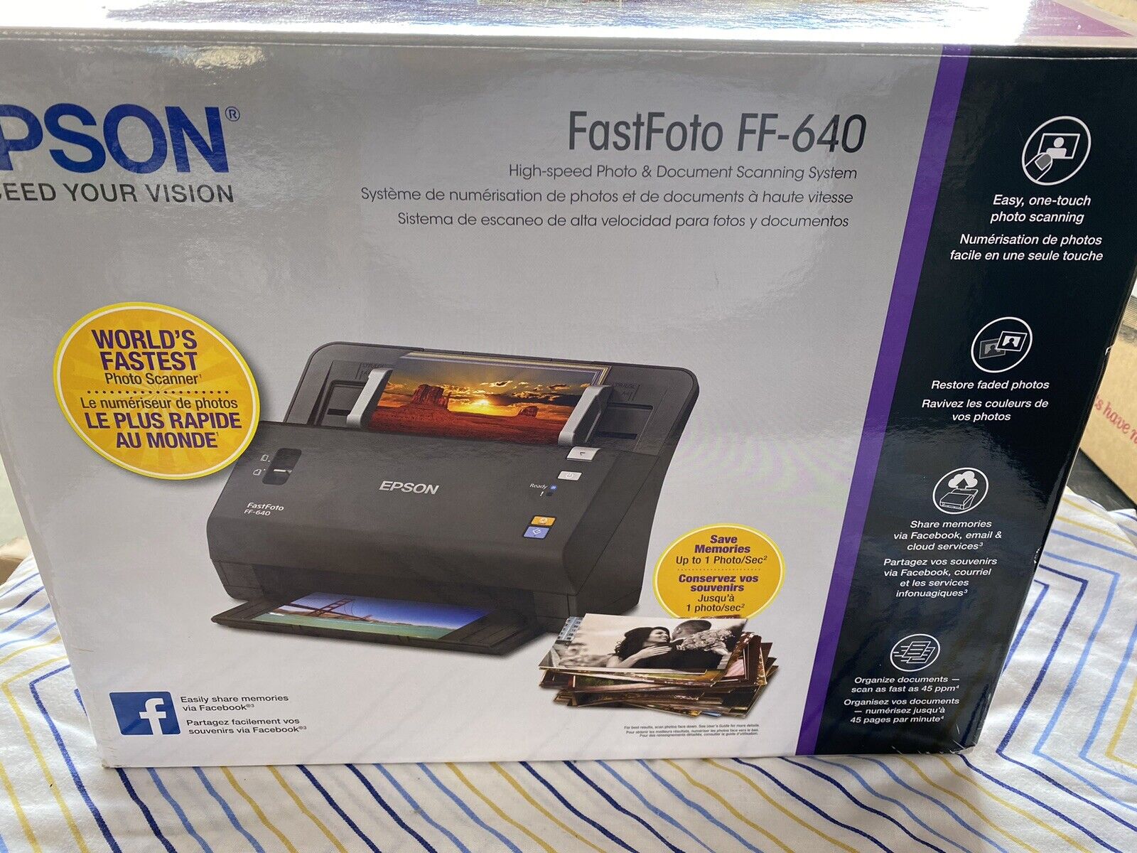 Epson - FastFoto FF-640 High-speed Photo Scanning System