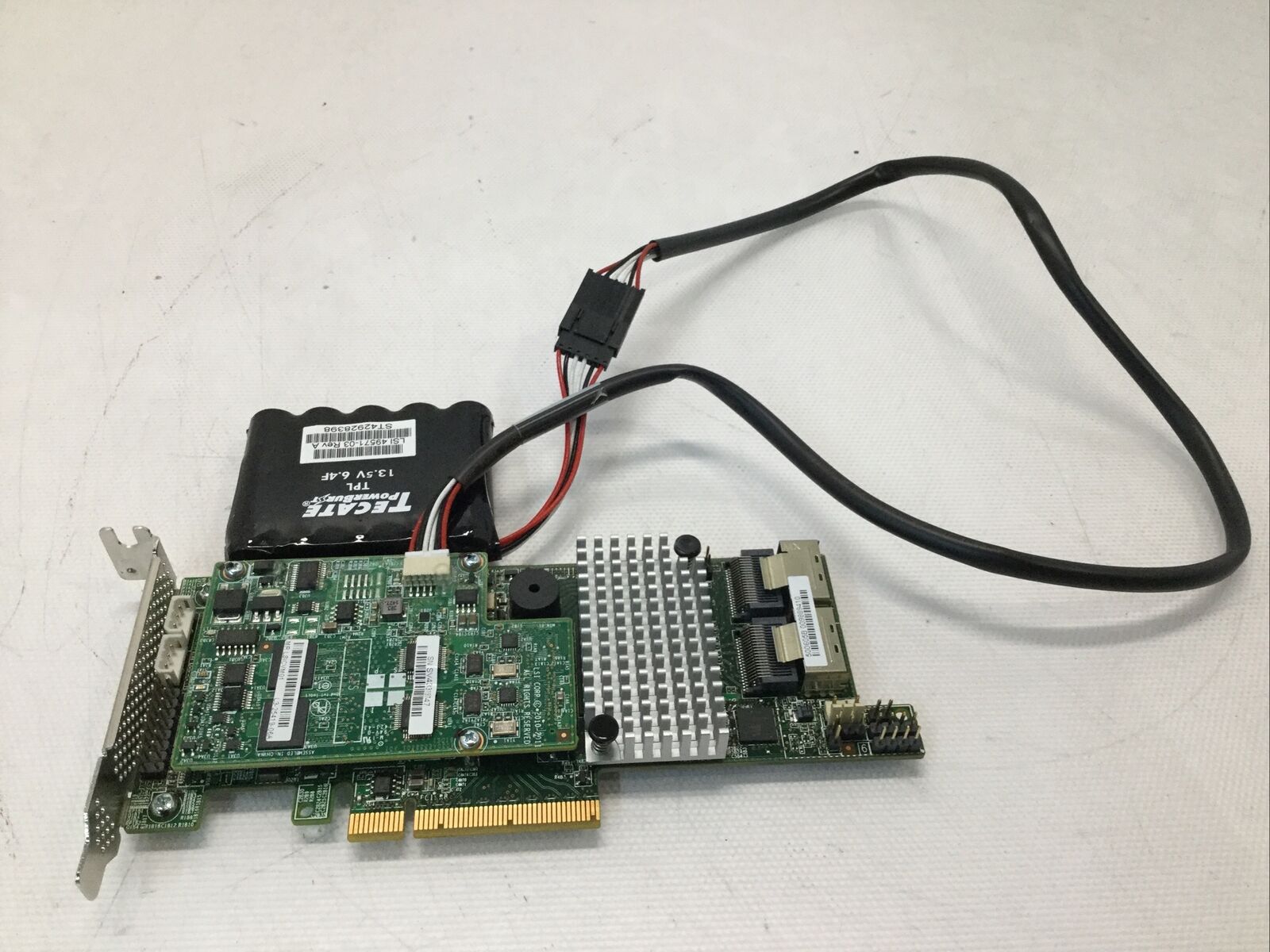 LSI 9271-8i SATA 1GB Controller RAID 5 6G PCIe x8 3.0 LSI00297 LSI CVM01 Battery