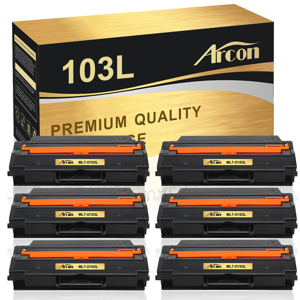 6PACK MLT-D103L Toner Compatible For Samsung SCX-4729FD SCX-4729FW SCX-4729FWX