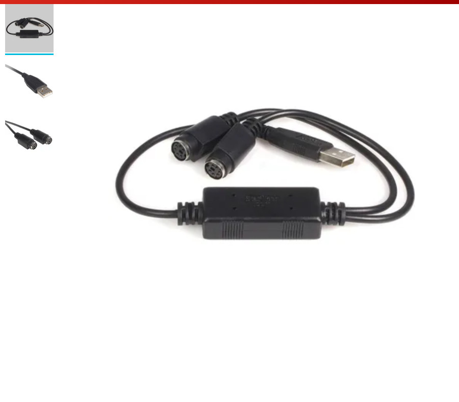 StarTech USB to PS2 Keyboard and Mouse Adapter USBPS2PC