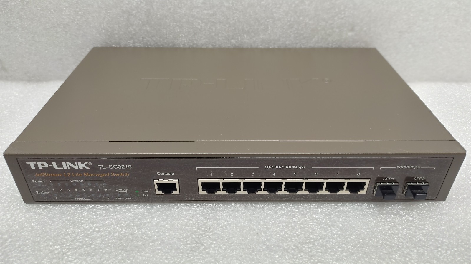 TP-LINK TL-SG3210 8-Port Gigabit L2 Managed Switch with 2 SFP Slots #99