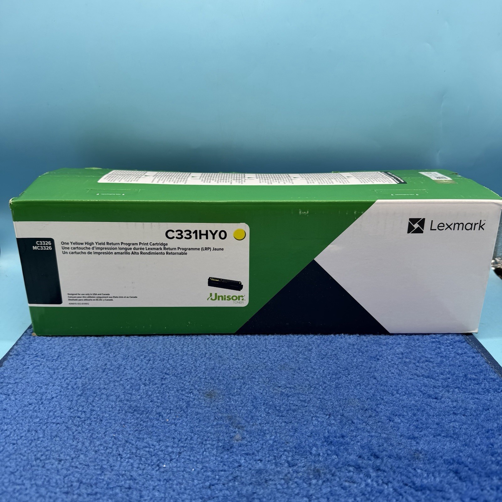 Lexmark High Yield Print Cartridge - Yellow-C331HY0 NOB