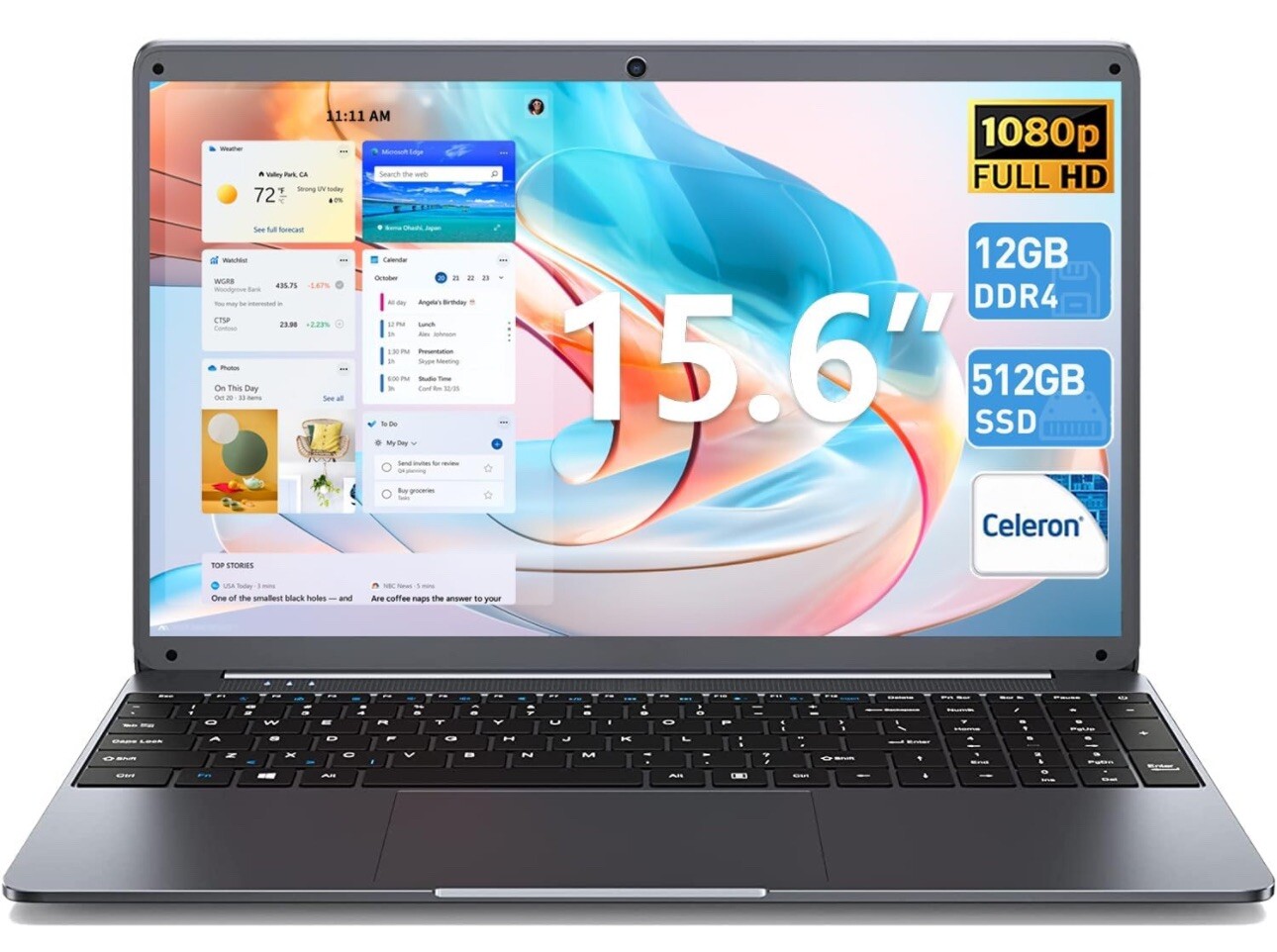 Laptop Computer, 15.6 Inch Laptops
