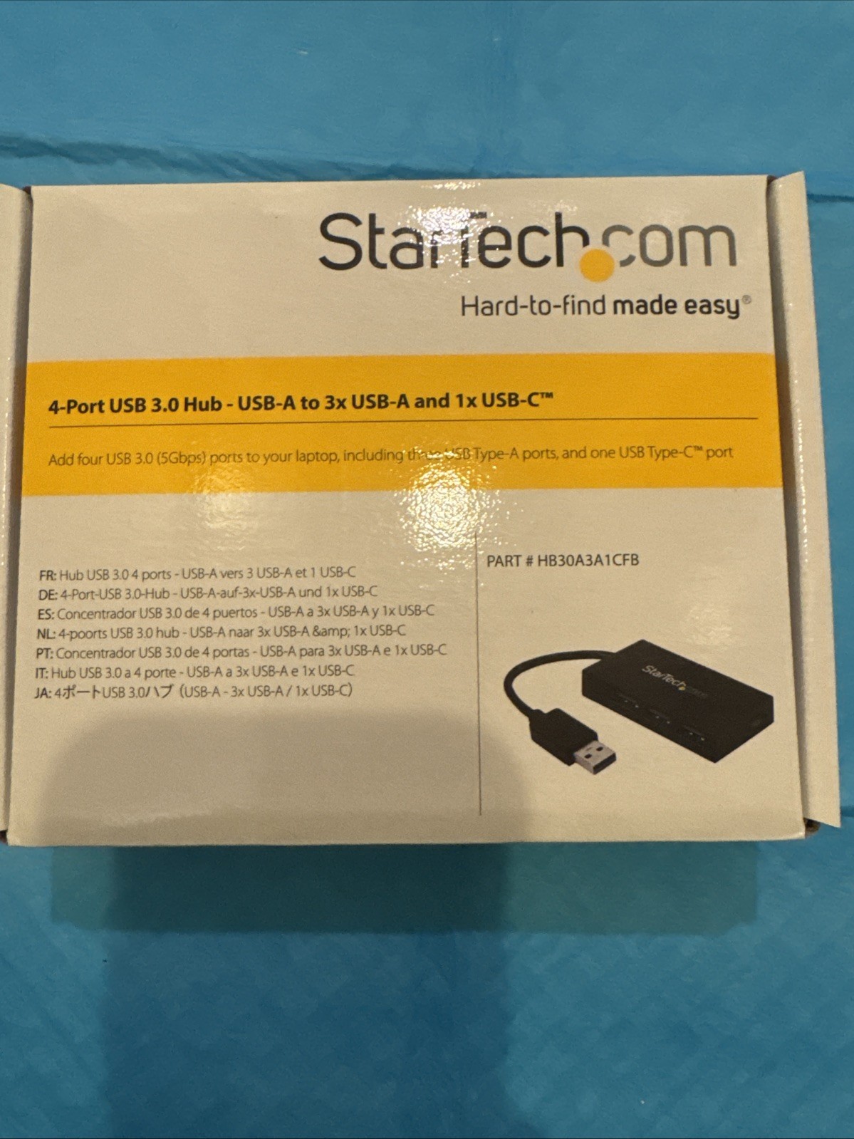 StarTech USB 3.0 Hub HB30A3A1CFB