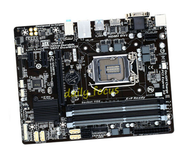 GIGABYTE GA-B85M-D3V PLUS Motherboard Socket LGA 1150 DDR3 Intel B85 MicroATX