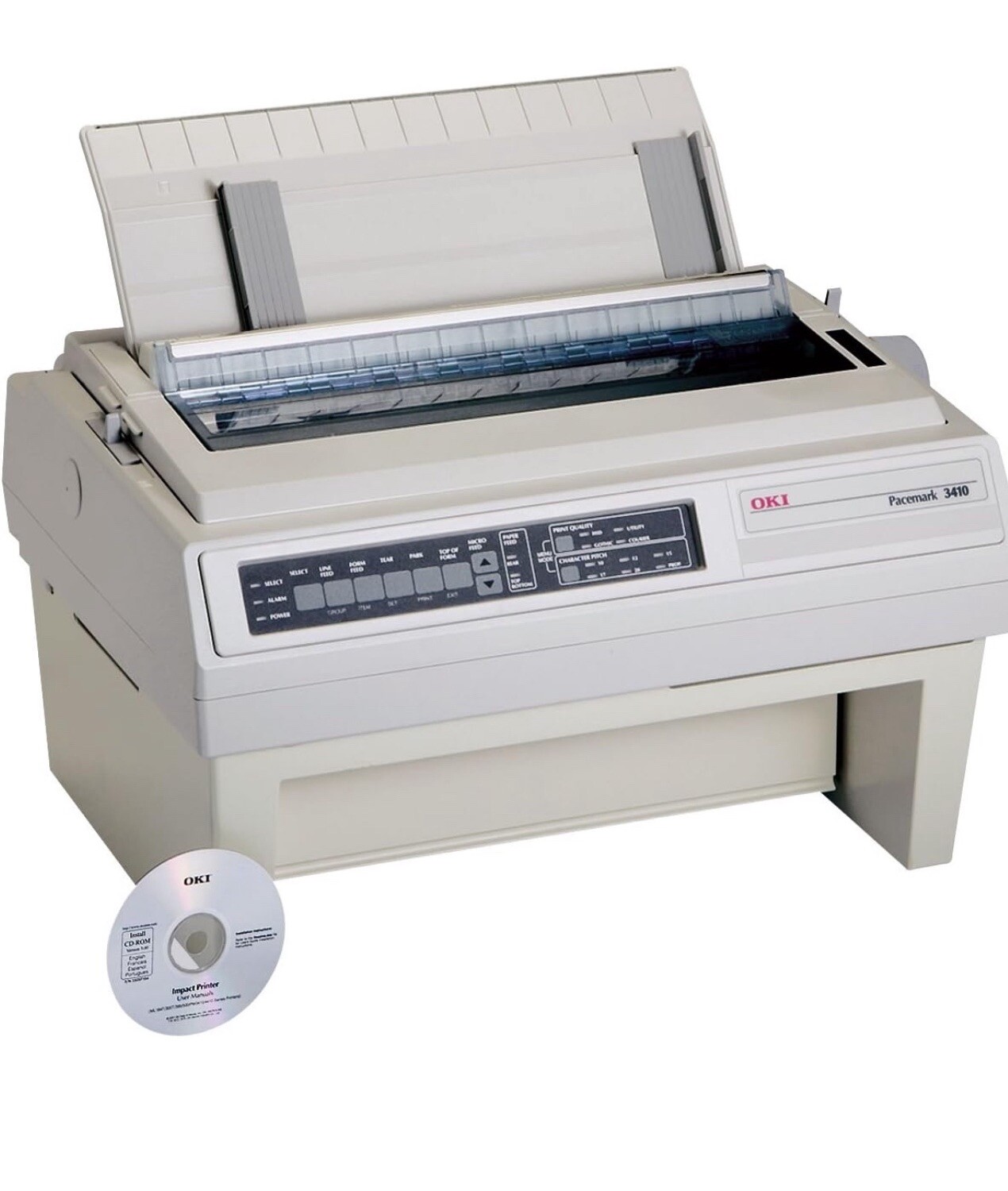 RE_NEWED OKI PACEMARK 3410 9-PIN DOT MATRIX PRINTER GE8285A