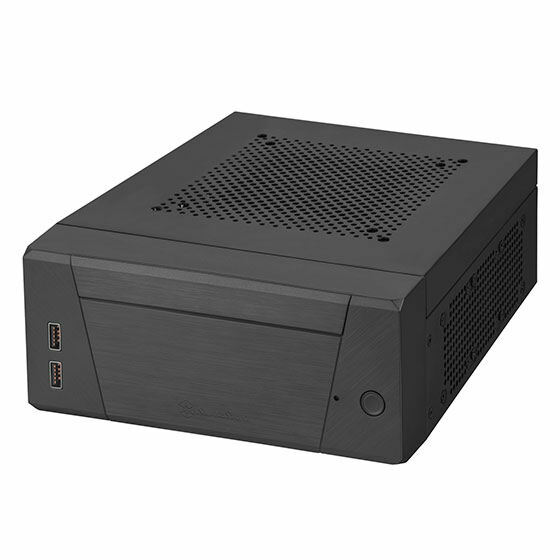 Silverstone ML10B (Black) Super Compact / Modular Design Vesa Mount Mini-ITX 