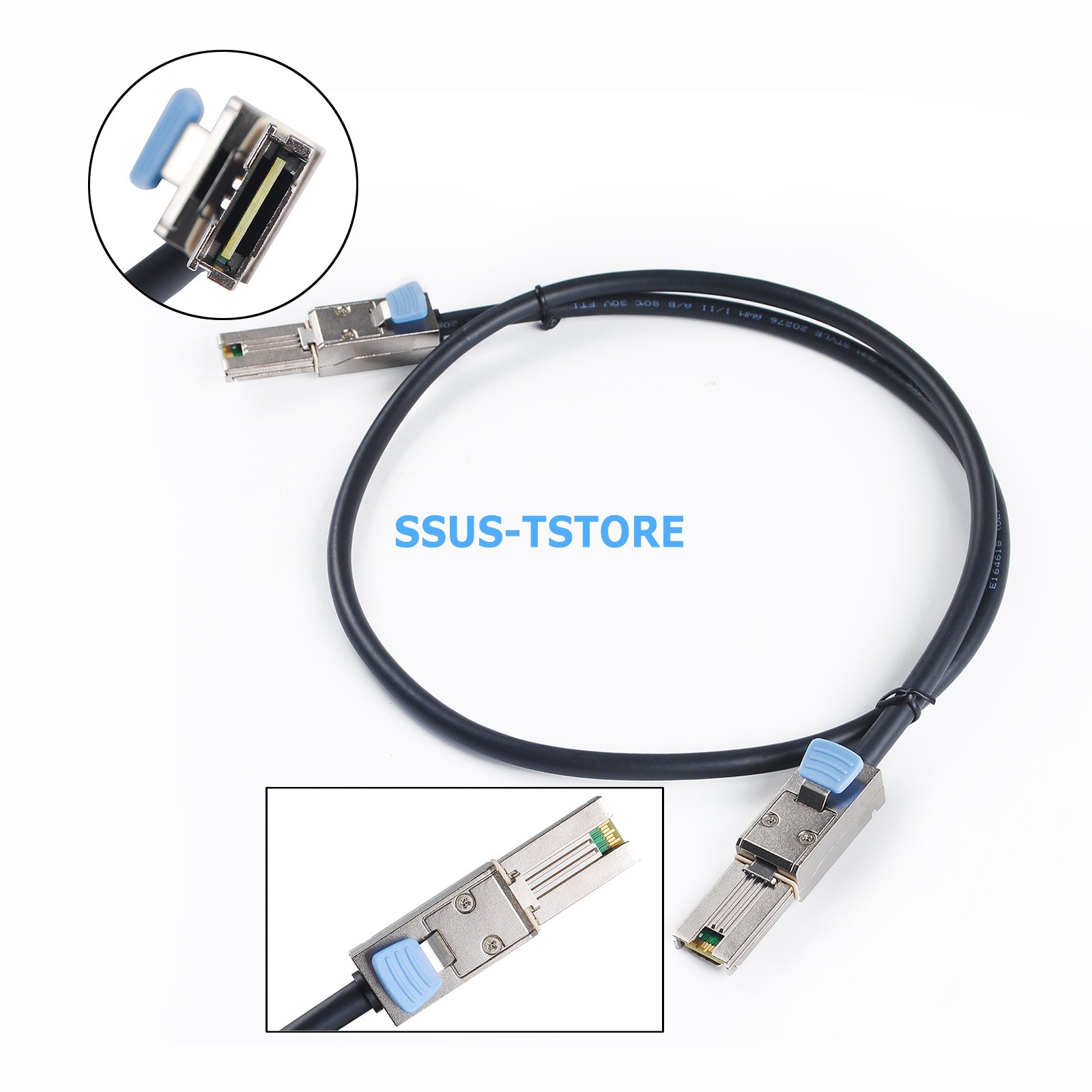 For DELL PowerVault CN-0171C5-74210 1M 4x Pair Mini SAS SFF-8088 E124936-D Cable